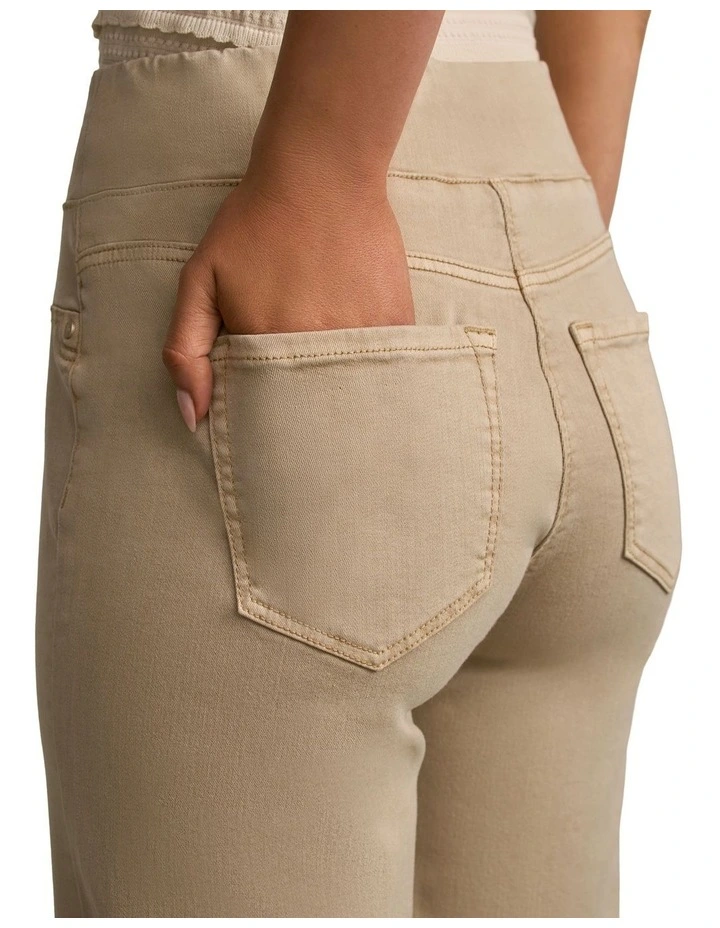 Bengajean(R) 7/8 Wide Leg in Biscuit image 5