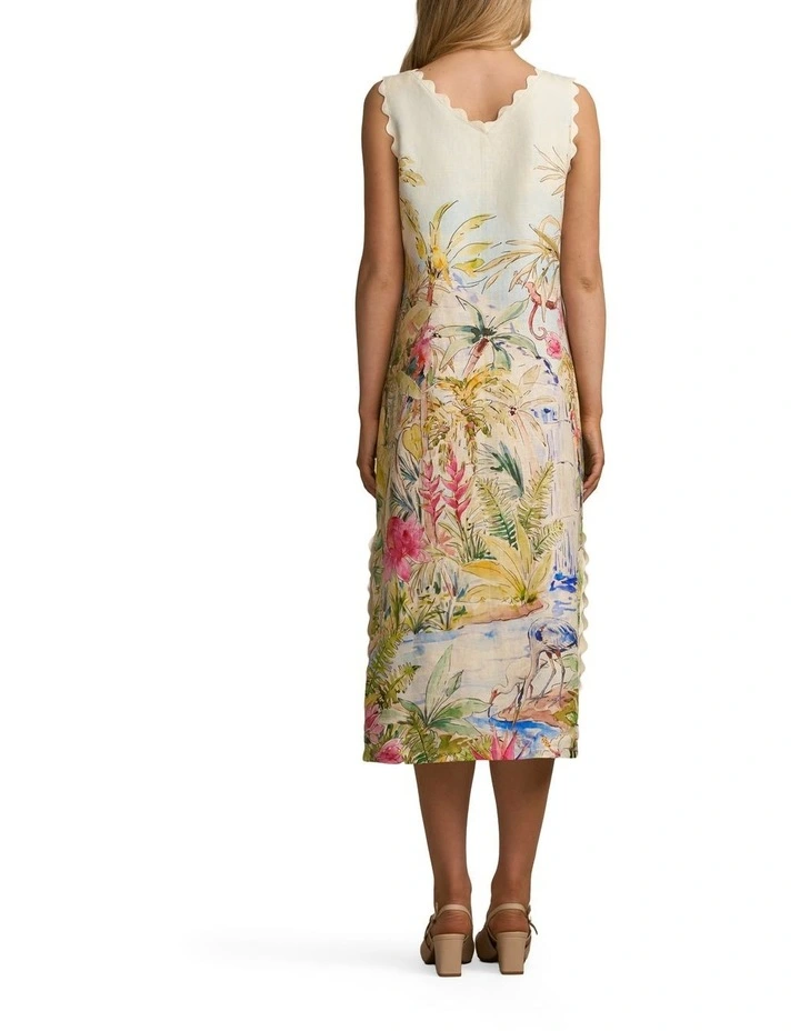 Scallop Scenic Dress in Jungle Print image 2