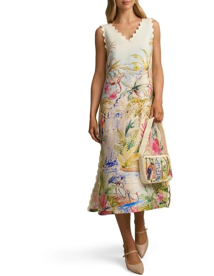 Scallop Scenic Dress in Jungle Print image 6