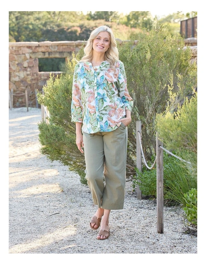 Cable Beach Relaxed Capri Pant image 6