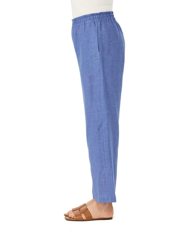 Lazar Linen Long Wide Leg Pant image 3