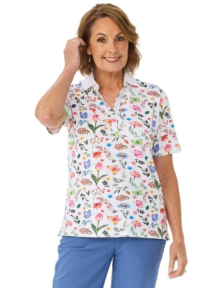 Madison Short Sleeve Polo Top image 1