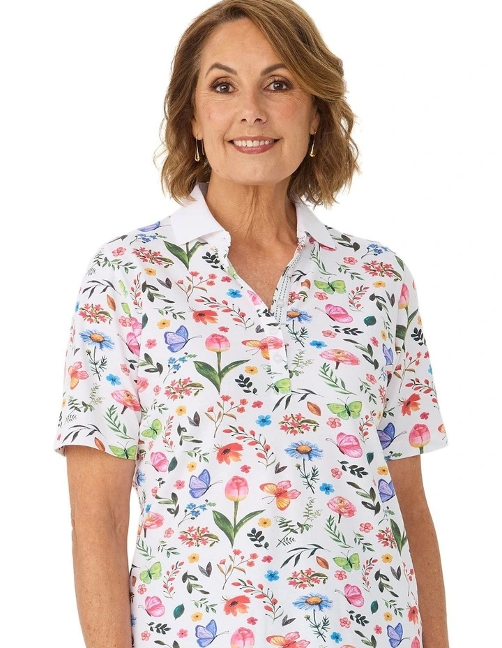 Madison Short Sleeve Polo Top image 5