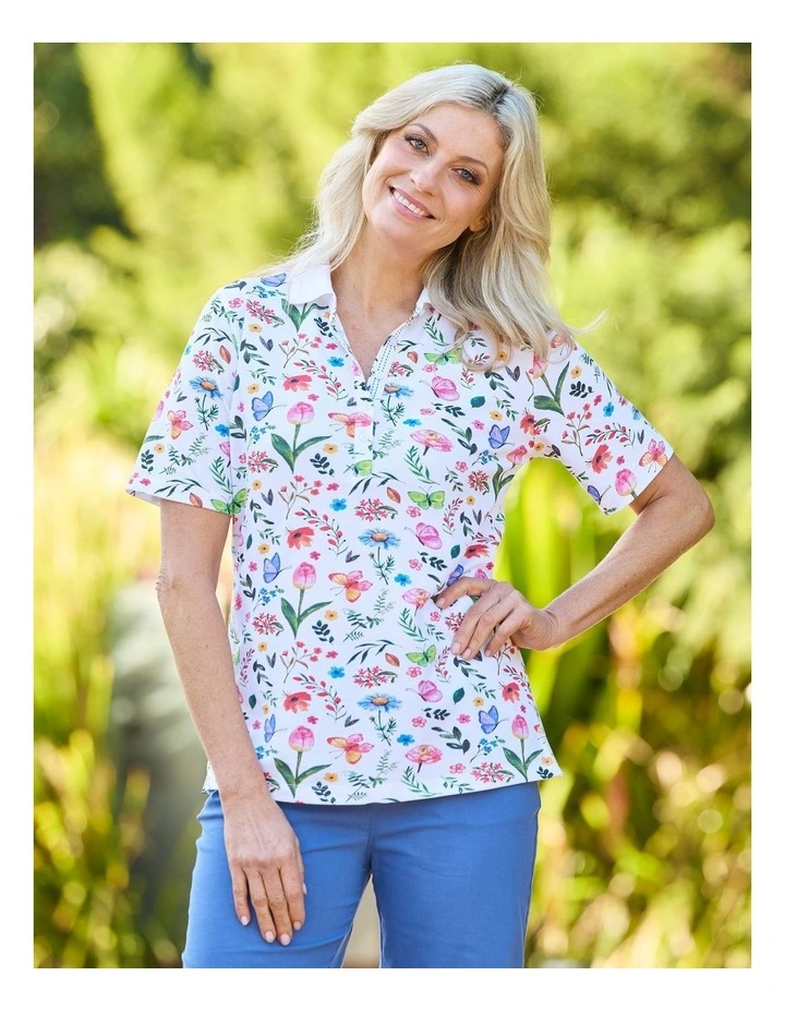 Madison Short Sleeve Polo Top image 7