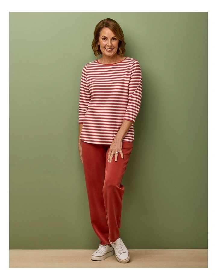 Gisele Stripe 3/4 Sleeve Top image 6