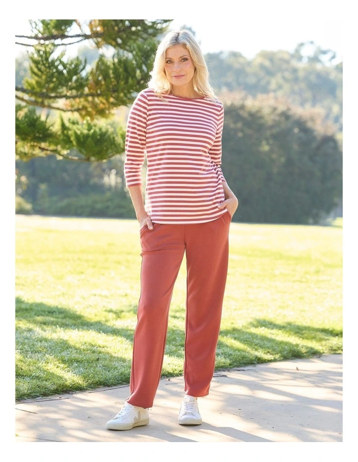 Gisele Stripe 3/4 Sleeve Top image 7