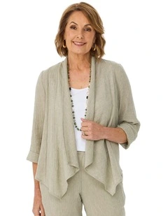Lumina 3/4 Sleeve Waterfall Cardi