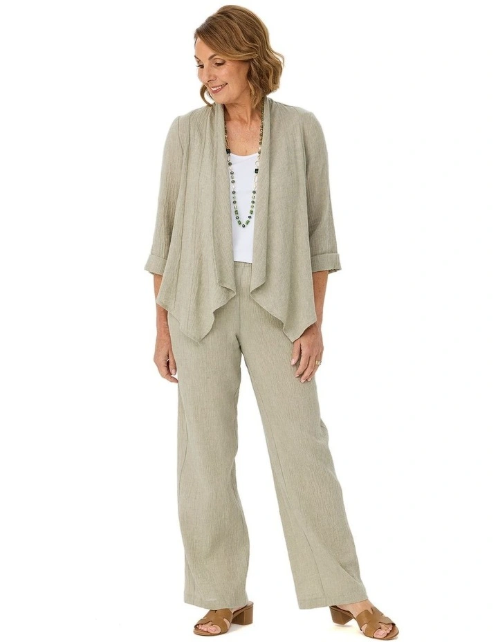 Lumina 3/4 Sleeve Waterfall Cardi image 4
