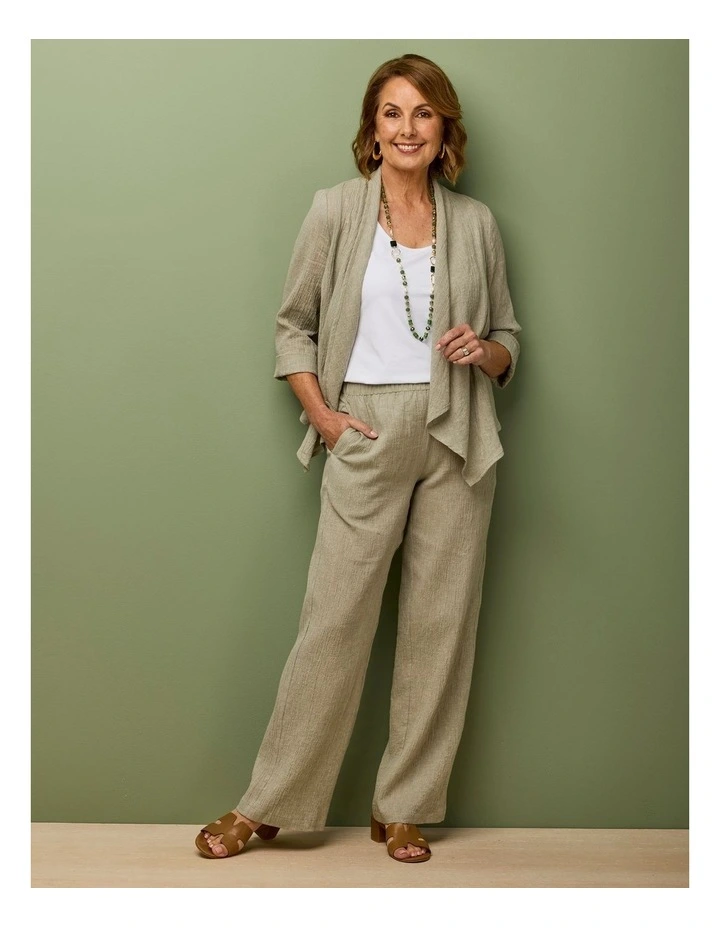 Lumina 3/4 Sleeve Waterfall Cardi image 6