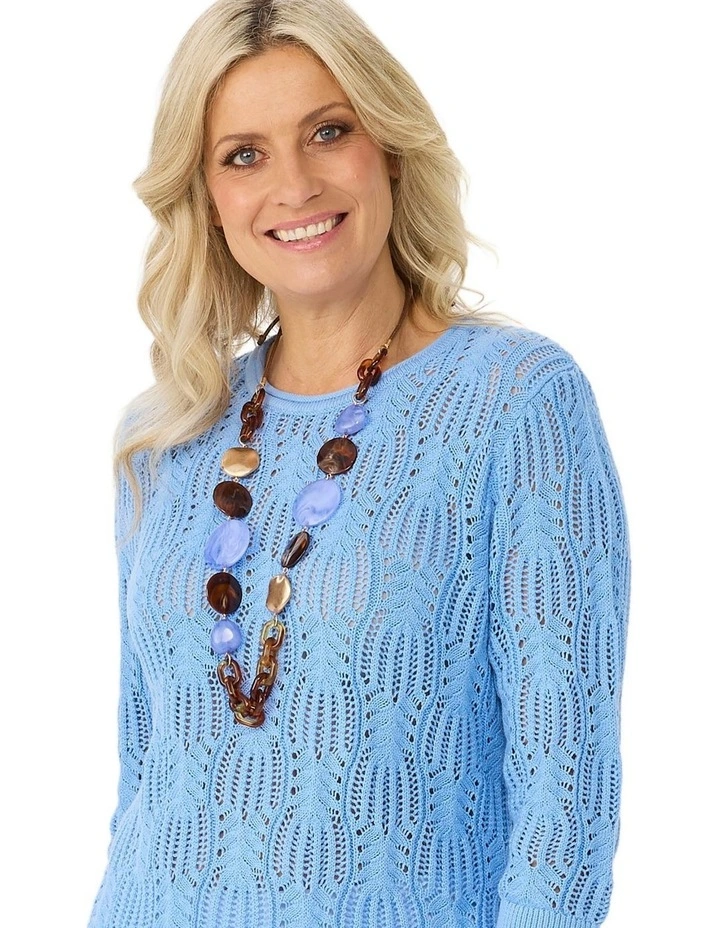 Violet 3/4 Sleeve Sweater image 5