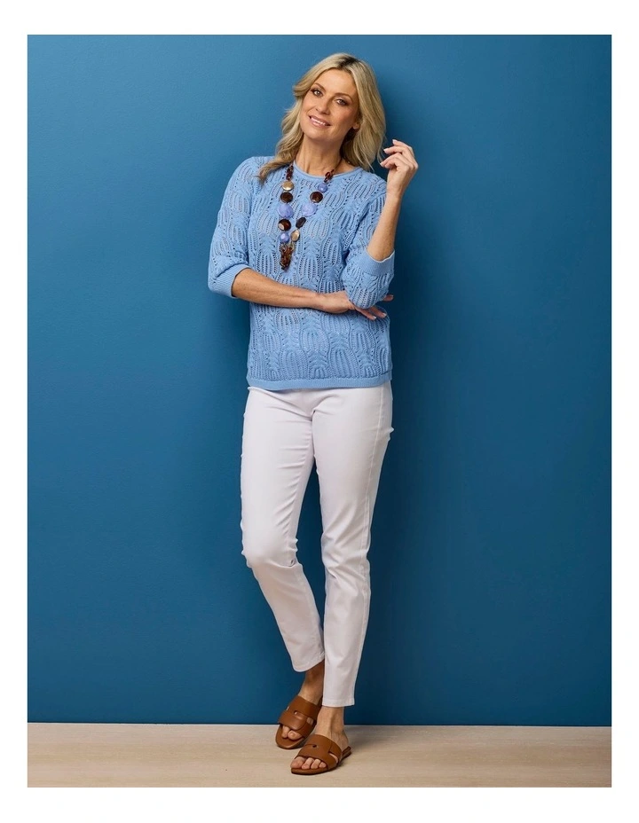Violet 3/4 Sleeve Sweater image 7