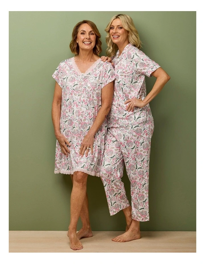 Nora Short Sleeve Nighty In Bag image 7