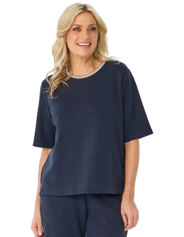 Zen Short Sleeve Trim Top image 1