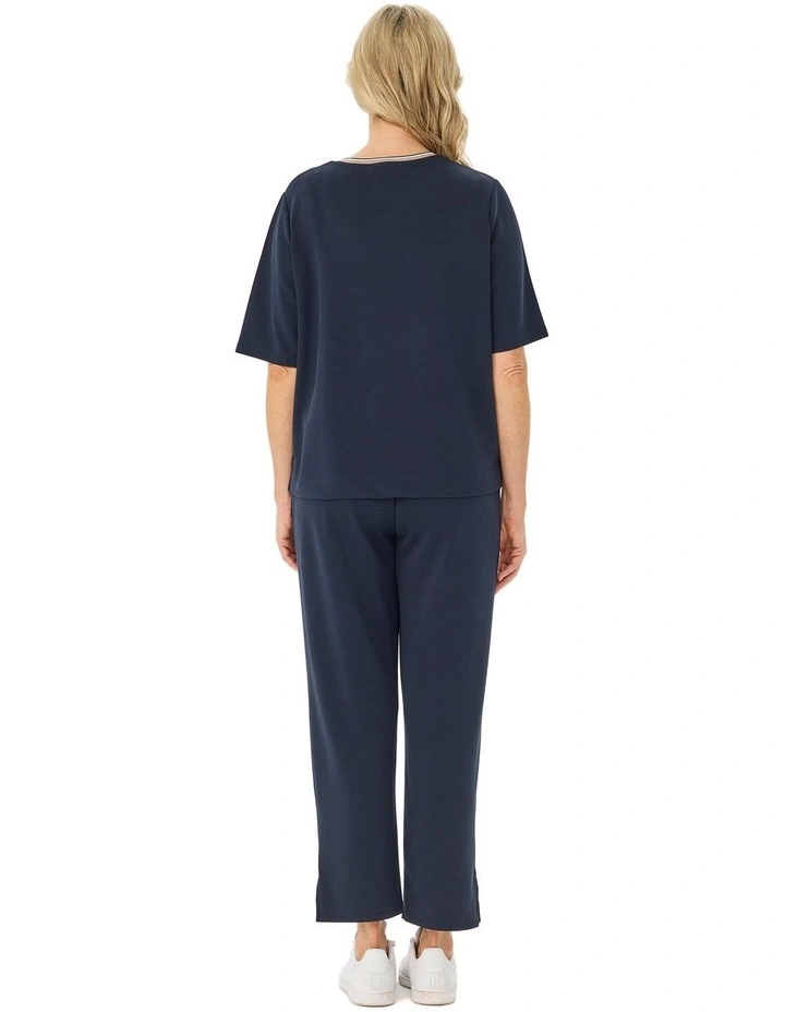 Zen Short Sleeve Trim Top image 2