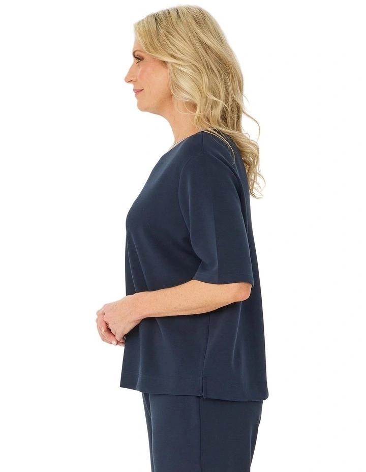 Zen Short Sleeve Trim Top image 3
