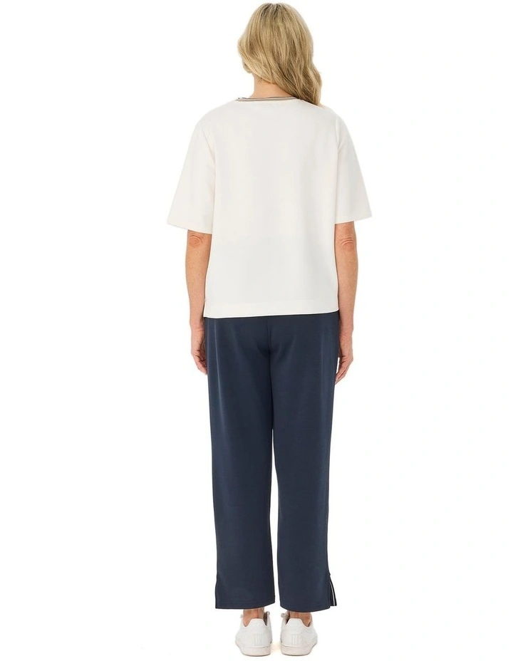 Zen Short Sleeve Trim Top image 2