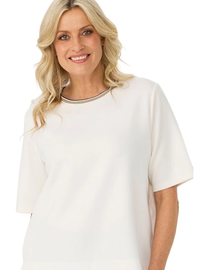 Zen Short Sleeve Trim Top image 5