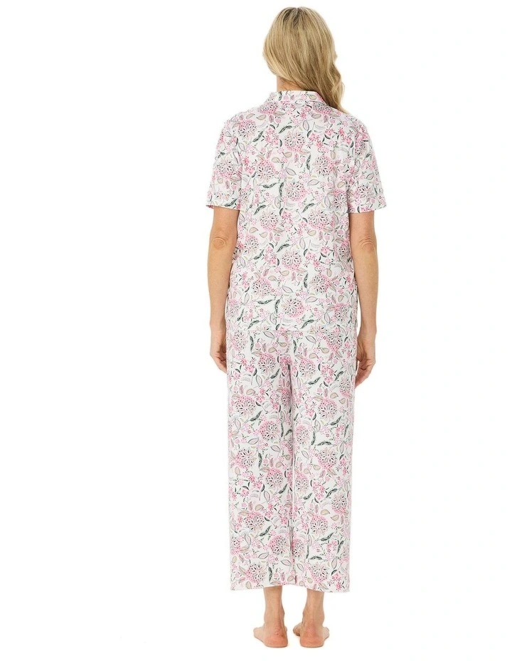Nora Short Sleeve Crop Pant Pj Set In Bag image 2