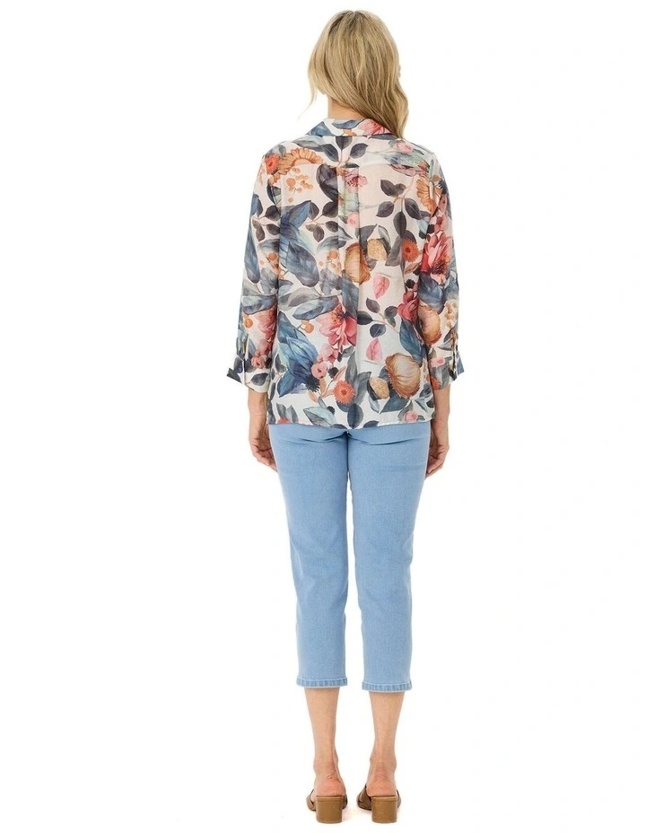 Bonita Diamante 3/4 Sleeve Shirt image 2