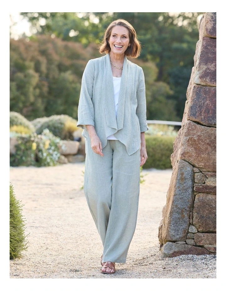 Lumina Wide Leg Pull On Pant image 7