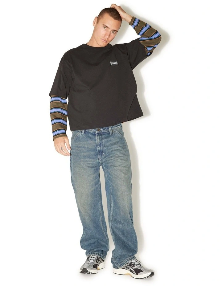 A5 Baggy Erik jeans in Blue image 2