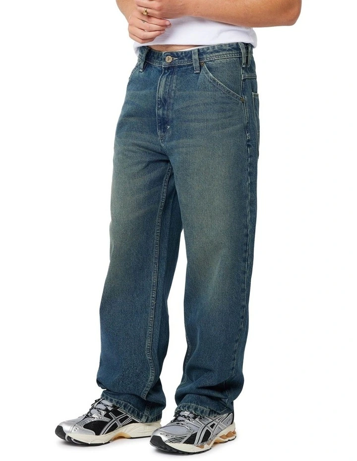A5 Baggy Erik jeans in Blue image 3