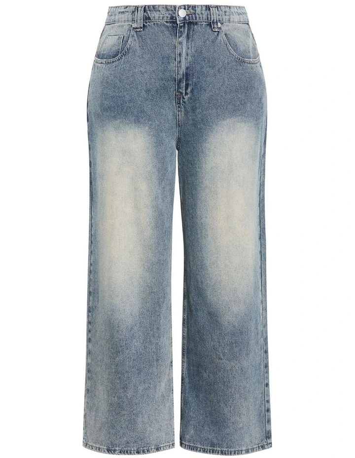 Harley Fit Olivia Relaxed Wide Leg Jean in Vintage Wash image 3
