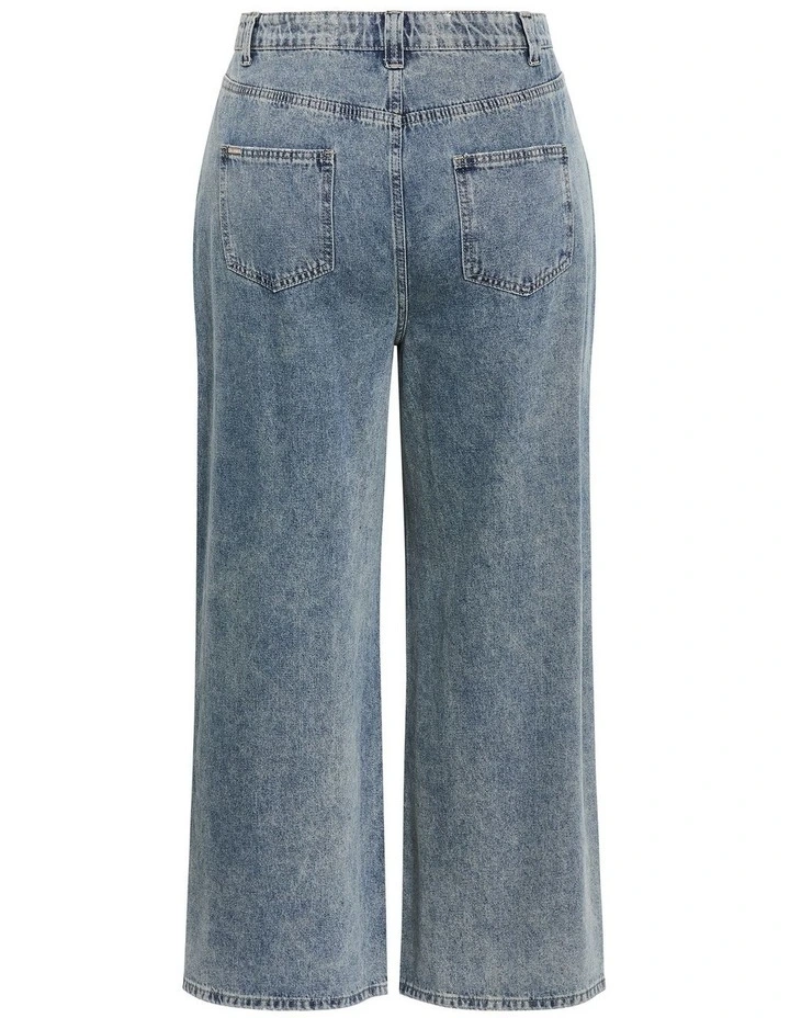 Harley Fit Olivia Relaxed Wide Leg Jean in Vintage Wash image 4
