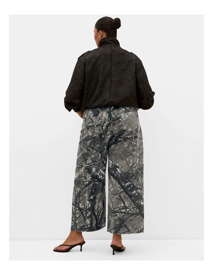 Olivia Camo Relaxed Cotton Regular Jean in Grey Wash image 2