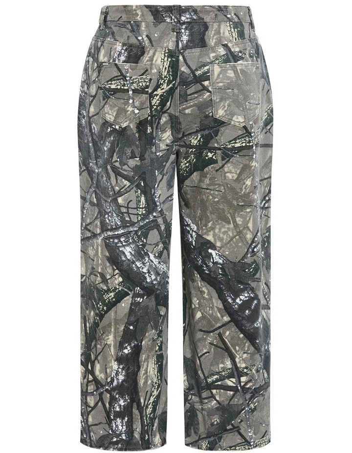 Olivia Camo Relaxed Cotton Regular Jean in Grey Wash image 4