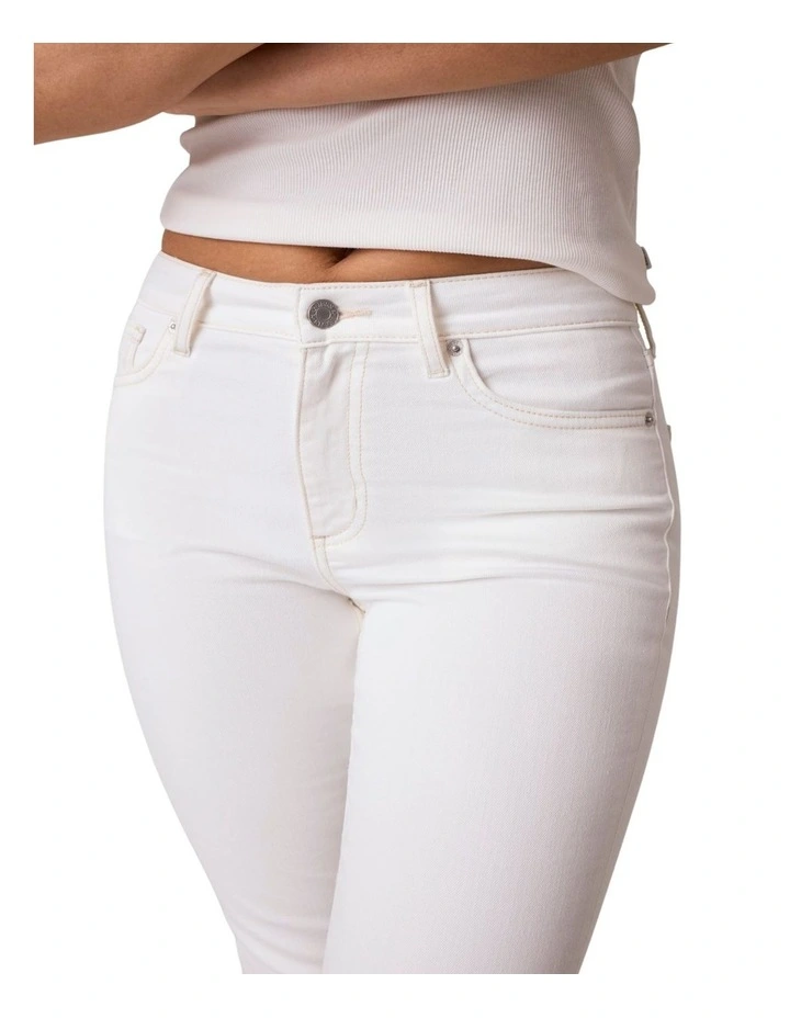 Guess Jeans G05 High-Rise Skinny Jeans in White image 4