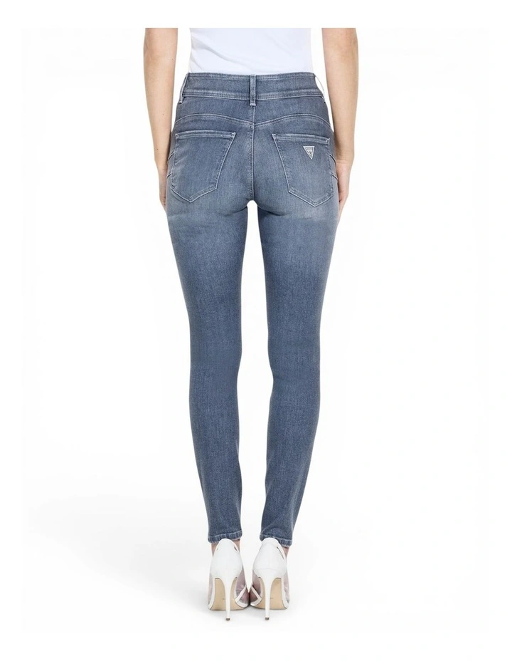 Eco Shape Up Skinny Jeans in Silver Breeze image 4