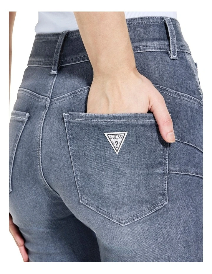 Eco Shape Up Skinny Jeans in Silver Breeze image 5