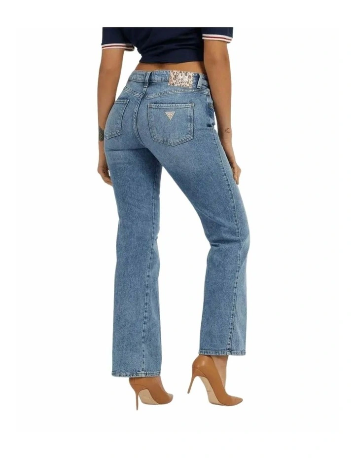 Sexy Straight Jeans in Blue image 2