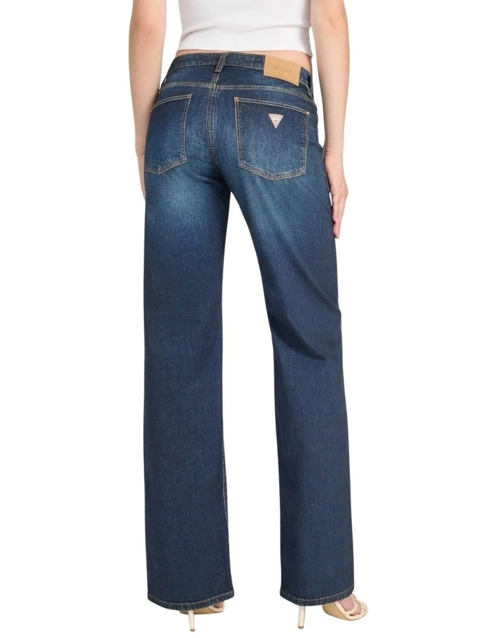 Eco Low Rise Slouchy Jeans in Medium Wash image 3