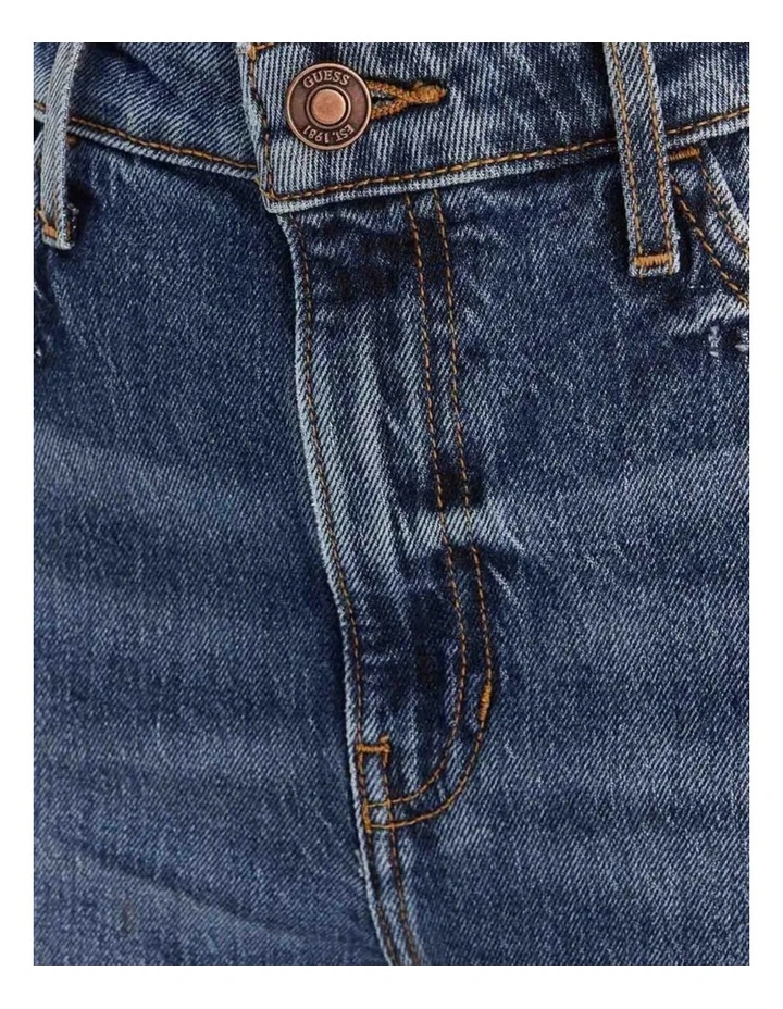 High Rise Straight Jeans in Medium Wash image 5