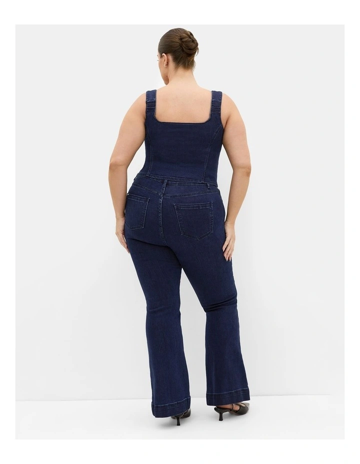 Plus Size Harley Fit Lara Bootleg Regular Jean in Dark Wash image 2