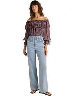 Lila Straight Leg Jean in Light Wash