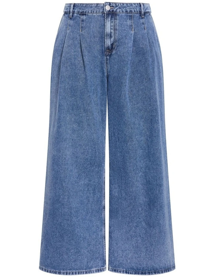 Plus Size Harley Fit Jessie Wide Leg Regular Jean in Mid Wash image 3