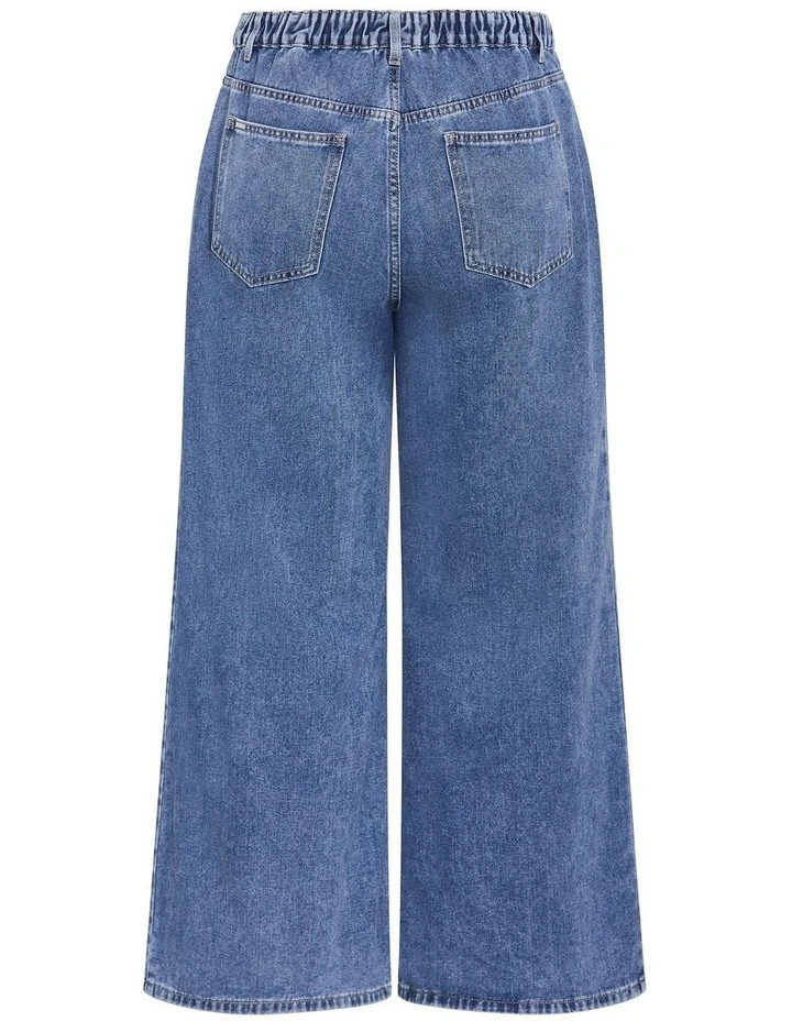 Plus Size Harley Fit Jessie Wide Leg Regular Jean in Mid Wash image 4