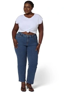 Lia Crop Straight Leg Jean