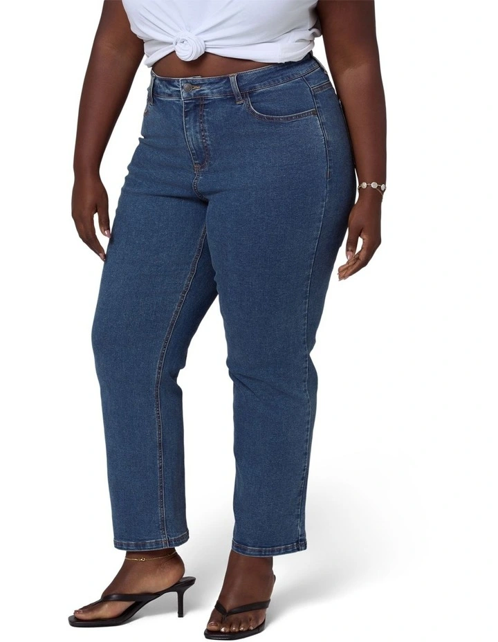 Lia Crop Straight Leg Jean image 4