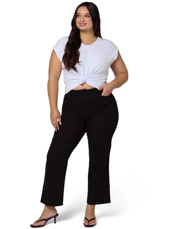 Mia Crop Straight Leg Jean image 4