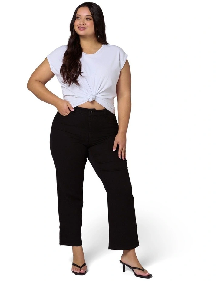 Mia Crop Straight Leg Jean image 5