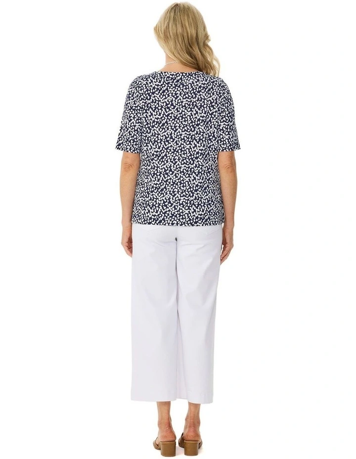 Darcy 7/8 Zip Wide Leg Jean image 2