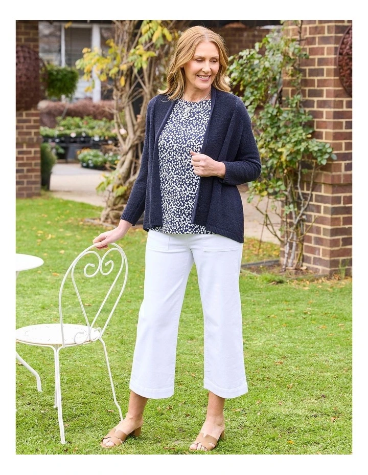 Darcy 7/8 Zip Wide Leg Jean image 7