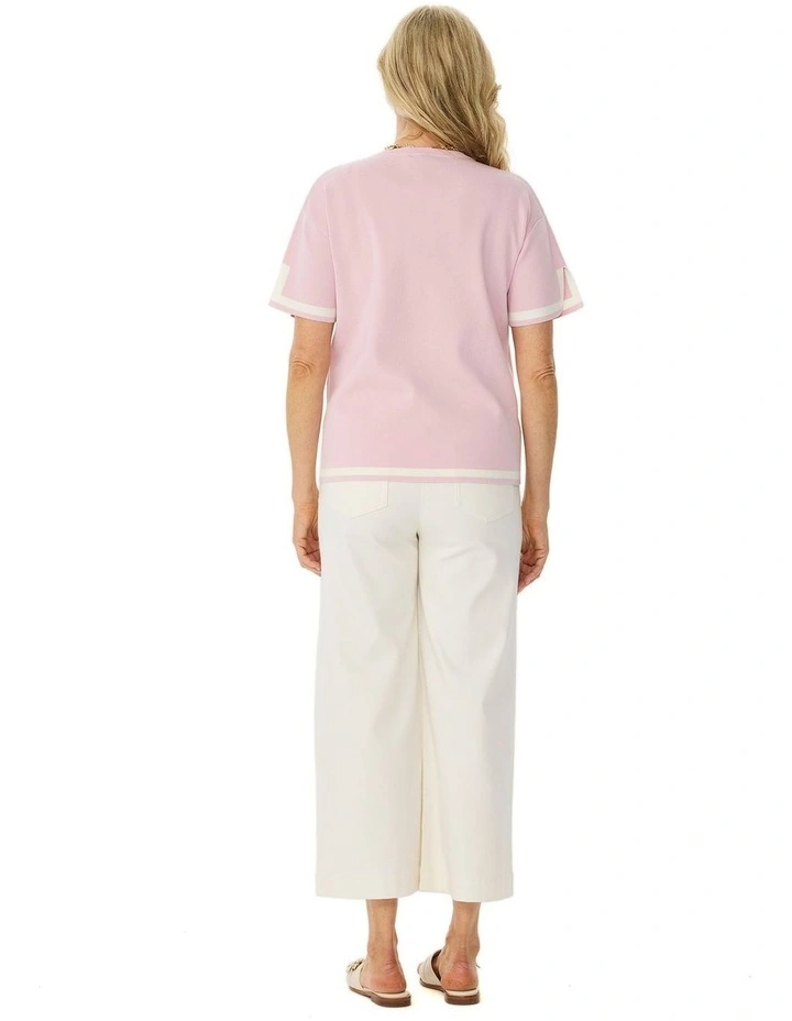 Darcy 7/8 Zip Wide Leg Jean image 2