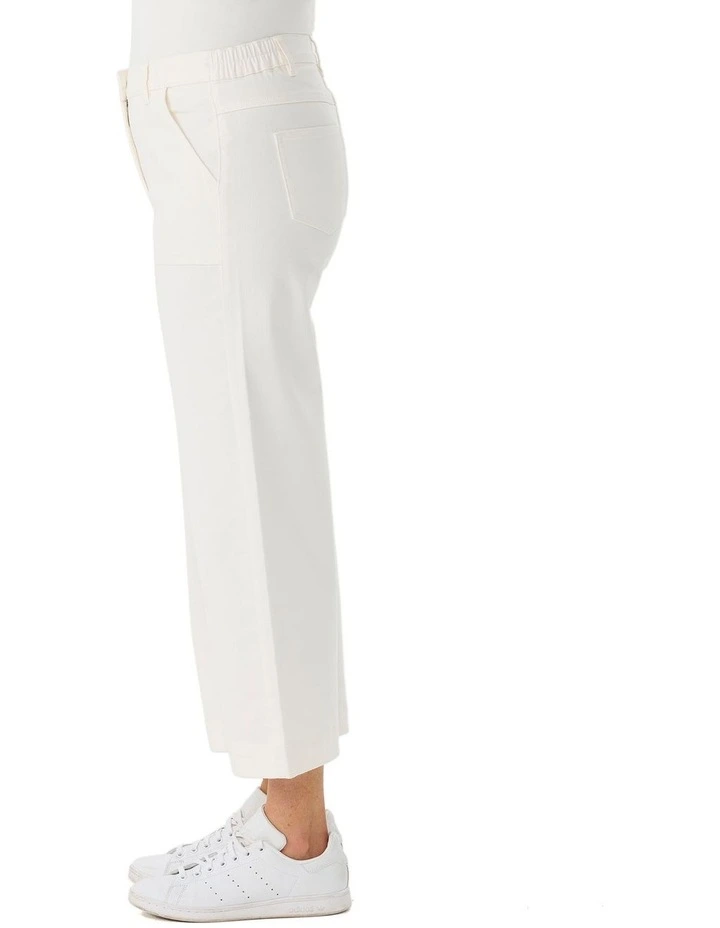 Darcy 7/8 Zip Wide Leg Jean image 3
