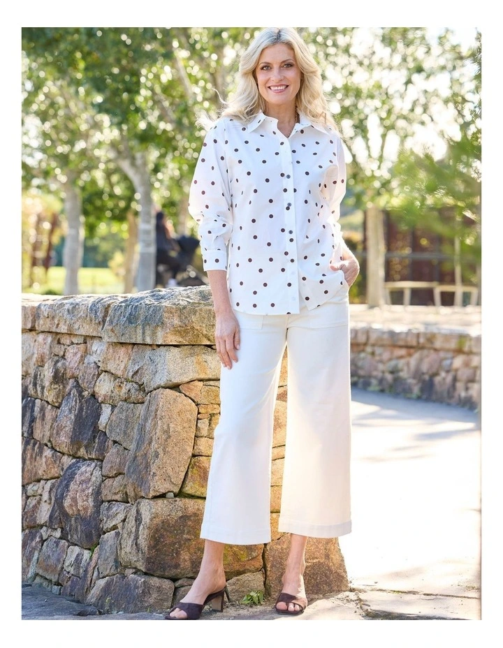 Darcy 7/8 Zip Wide Leg Jean image 7