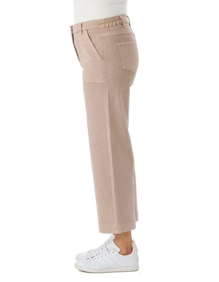 Darcy 7/8 Zip Wide Leg Jean image 3